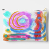オリジナル抽象芸術アート アクセサリーポーチ (裏面)