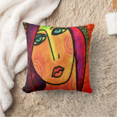 オリジナル抽象芸術アート クッション (ブランケット)