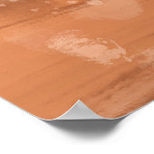 オリジナル抽象芸術ア絵画ートの6プリントダークブラウン ポスター (角)