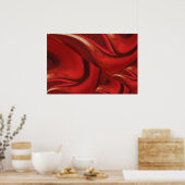 オリジナル抽象芸術キャンバスアートポスタープリント ポスター (キッチン)