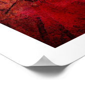 オリジナル抽象芸術キャンバス印刷 – 赤抽象芸術アート ポスター (角)