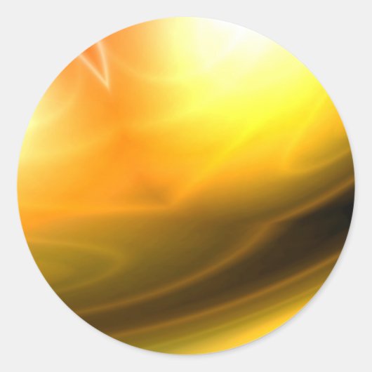 オリジナル抽象芸術デジタル ラウンドシール (正面)