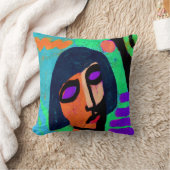 オリジナル抽象芸術デジ絵画タル クッション (ブランケット)