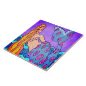 オリジナル抽象芸術マーメイドデジタルアート タイル (側面)