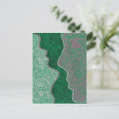 オリジナル抽象芸術芸術 ポストカード (スタンド正面)