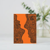 オリジナル抽象芸術芸術 ポストカード (スタンド正面)