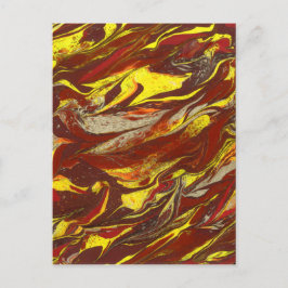 オリジナル抽象芸術芸術 ポストカード