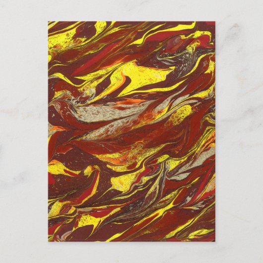 オリジナル抽象芸術芸術 ポストカード (正面)