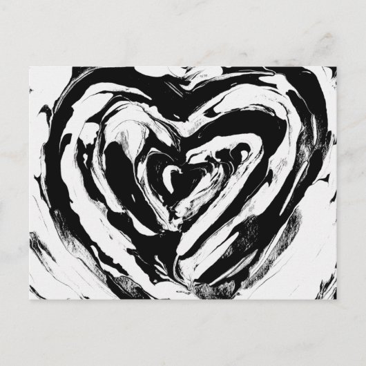 オリジナル抽象芸術芸術 ポストカード (正面)