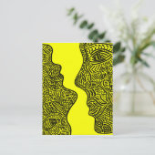 オリジナル抽象芸術芸術 ポストカード (スタンド正面)