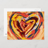 オリジナル抽象芸術芸術 ポストカード (正面/裏面)