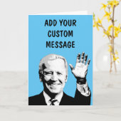 オリジナル政治カード カード (黄色い花)