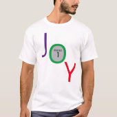 オリジナル文字デザインテンプレート「JOY」 Tシャツ (正面)
