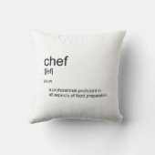 オリジナル文字デザインCHEF定義辞書 クッション (裏面)