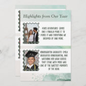 オリジナル新年ハイライト写真カード 招待状 (正面/裏面)