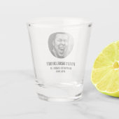オリジナル新郎顔写真 バチェラーパーティー記念品 ショットグラス (裏面)