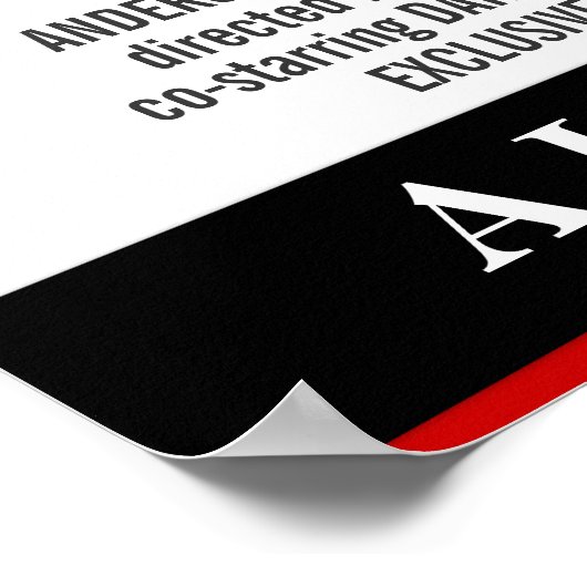 オリジナル映画テンプレート - 結婚式のMr&Mrsポスター ポスター (角)