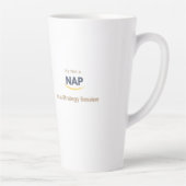 オリジナル昼寝ではない戦略セッション カフェラテマグ (右)