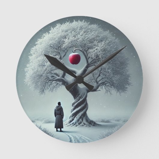 オリジナル時計 ラウンド壁時計 (正面)