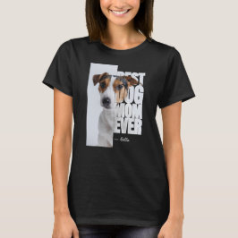 オリジナル最高の犬ママフォトギフト Tシャツ