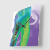 オリジナル歯デザイン歯医者の壁時計 スクエア壁時計 (傾斜)