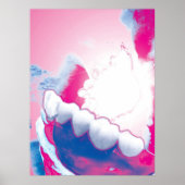 オリジナル歯型デザイン歯科医ポスター ポスター (正面)