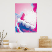 オリジナル歯型デザイン歯科医ポスター ポスター (キッチン)