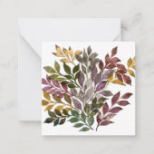 オリジナル水の色葉の ノートカード (正面)