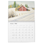 オリジナル水彩アートウォールカレンダー カレンダー (1月 2026)