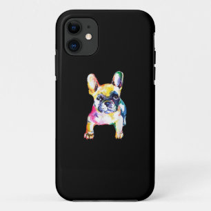 オリジナル水彩手ブルドッグフランスのギフト iPhone 11 ケース