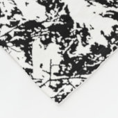 オリジナル水彩打球又は狩りフクロウ鳥 フリースブランケット (角)