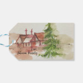 オリジナル水彩画 ギフトタグ (裏面横)