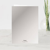 オリジナル水彩馬絵葉書 カード (裏面)