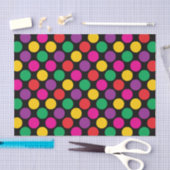 オリジナル水玉模様 – カスタマイズ可能な背景 薄葉紙 (クラフト)