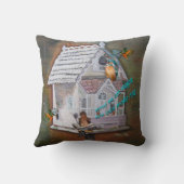 オリジナル油絵具 クッション (裏面)