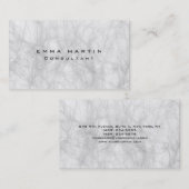 オリジナル洗練された灰色の背ユニーク景 名刺 (正面/裏面)