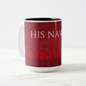 オリジナル父の日ギフト Dadspiration マグカップ (正面左)