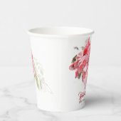 オリジナル牡丹の水の色50th誕生日パーティーPc 紙コップ (右)