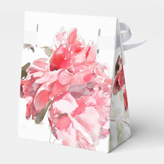 オリジナル牡丹の水彩第50誕生日FB フェイバーボックス (裏面サイド)