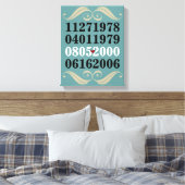 オリジナル特別日付 キャンバスプリント (インサイチュ (寝室))