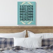 オリジナル特別日付 キャンバスプリント (インサイチュ (寝室))