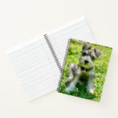 オリジナル犬の写真ノート ノートブック (内部)