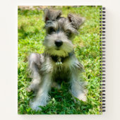 オリジナル犬の写真ノート ノートブック (裏面)