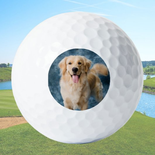 オリジナル犬ペット写真グッズを作ろう ゴルフボール