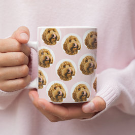 オリジナル犬写真マグカップ | 名入れペット顔ギフト コーヒーマグカップ