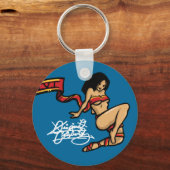 オリジナル犯罪人バナーガール キーホルダー (正面)