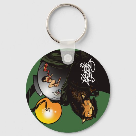 オリジナル犯罪WG キーホルダー (正面)