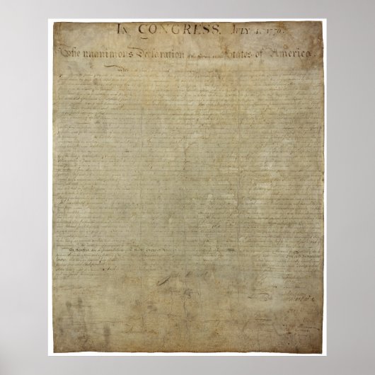 オリジナル独立宣言 ポスター (正面)