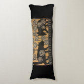 オリジナル猫とオポッサム付き腰枕 ボディピロー (正面縦)