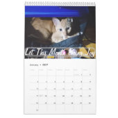 オリジナル猫の写真と名言のカスタマイズが楽しい カレンダー (1月 2027)